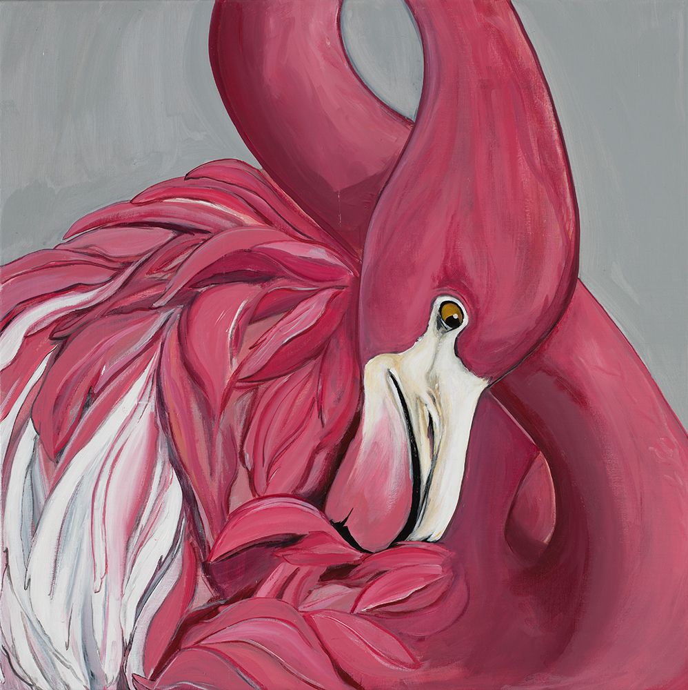 Flamingo art print by Simona Florea for $57.95 CAD