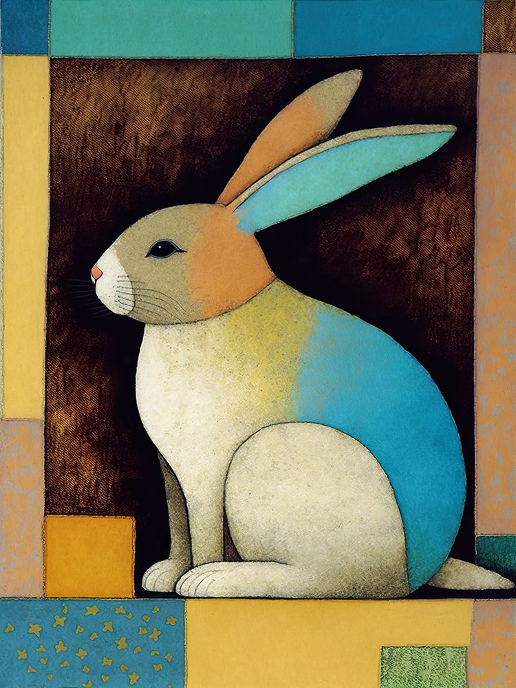 Bunny In The Box art print by Treechild for $57.95 CAD
