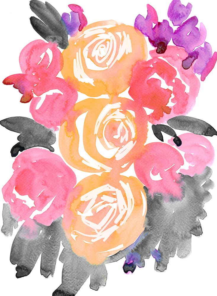 Olympe florals I art print by Rosana Laiz Blursbyai for $57.95 CAD