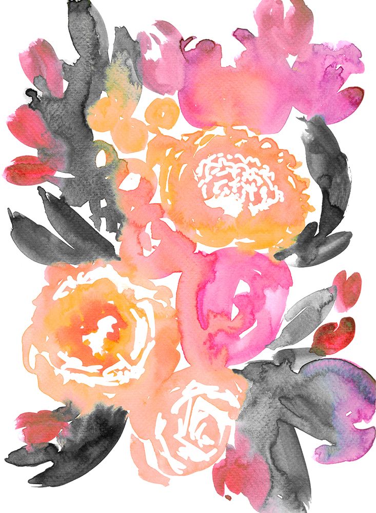 Olympe florals II art print by Rosana Laiz Blursbyai for $57.95 CAD