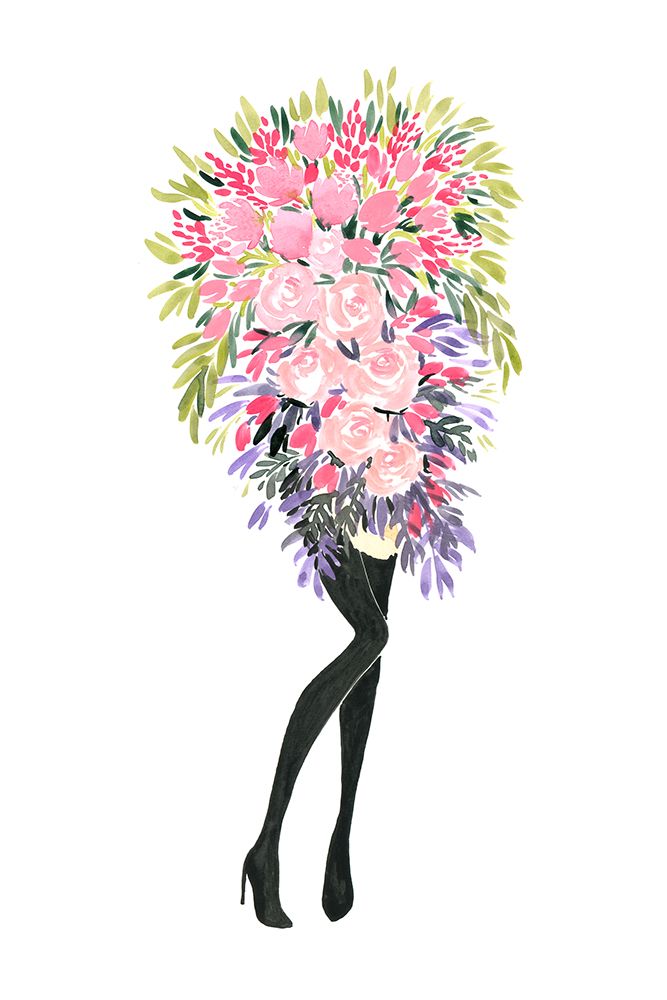 Miss bouquet II art print by Rosana Laiz Blursbyai for $57.95 CAD