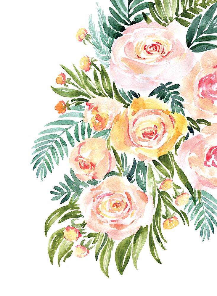 Abigail bouquet art print by Rosana Laiz Blursbyai for $57.95 CAD