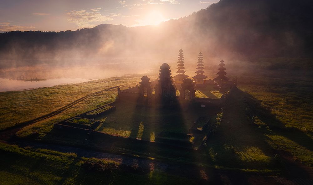 Flying the Temple art print by Javier de la for $57.95 CAD