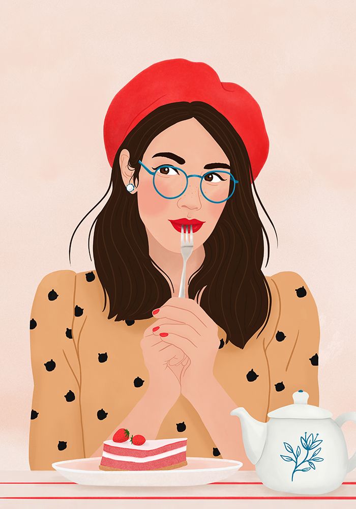 French Cafe art print by Petra Holikova for $57.95 CAD