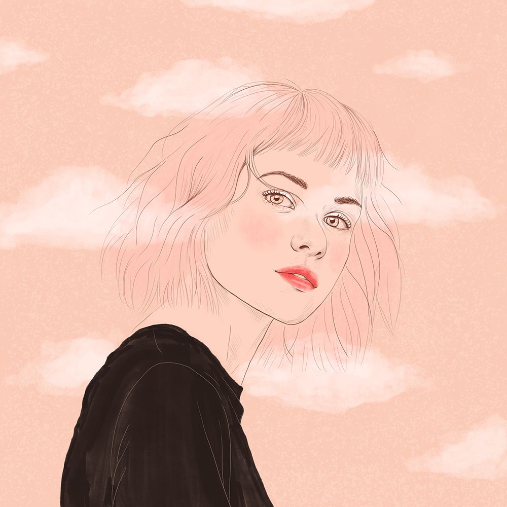 Head in the Clouds art print by Petra Holikova for $57.95 CAD