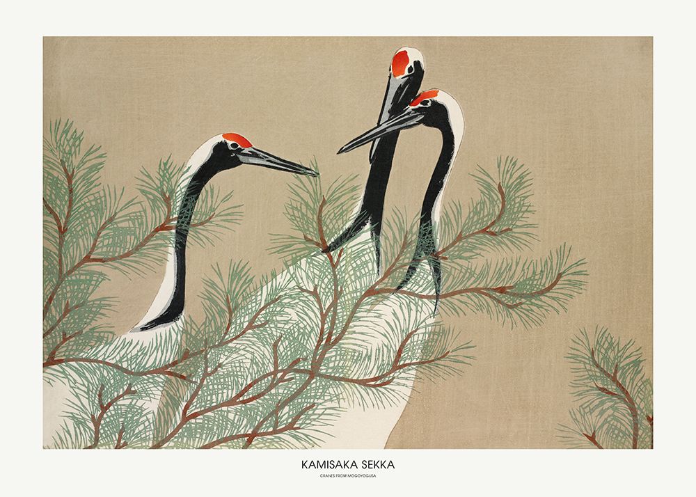 Cranes From Momoyogusa art print by Pictufy for $57.95 CAD