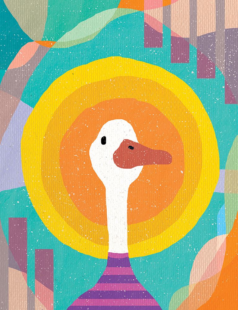 Duck in the Sun art print by Aylin Demir for $57.95 CAD