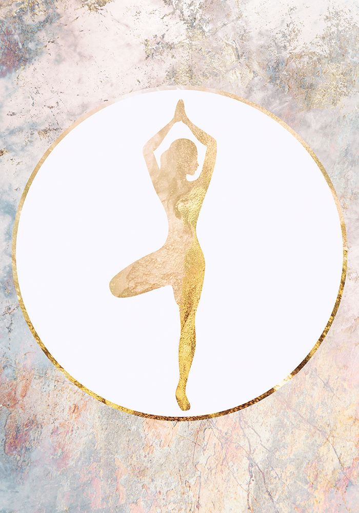 Yoga gold marble 1 art print by Sarah Manovski for $57.95 CAD