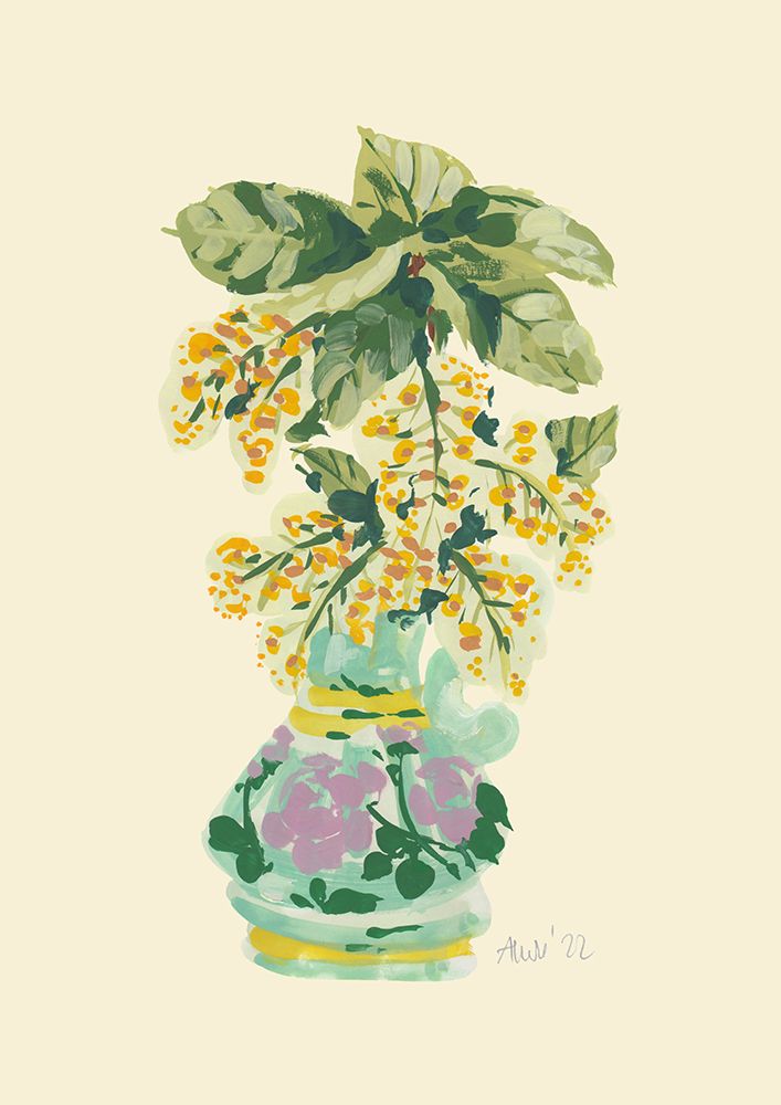Blooming Linden In Vase art print by Ania Zwara for $57.95 CAD