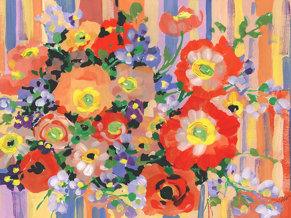 Folk Bouquet art print by Ania Zwara for $57.95 CAD