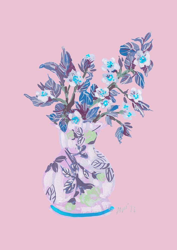 Apple Blossom - Pink art print by Ania Zwara for $57.95 CAD