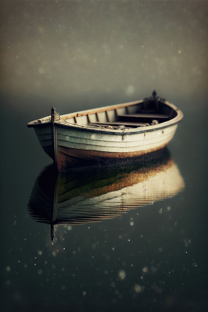 Lonesome Boat art print by Treechild for $57.95 CAD