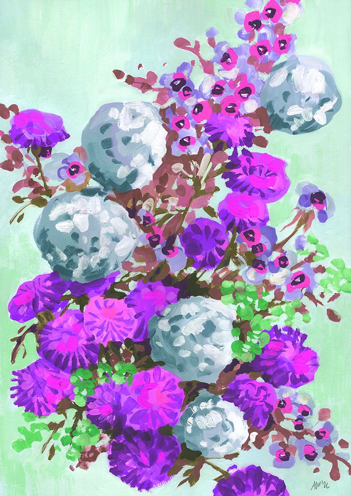 Gray Hydrangea art print by Ania Zwara for $57.95 CAD