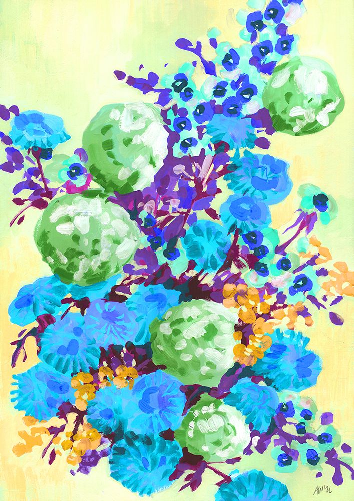Green Hydrangea art print by Ania Zwara for $57.95 CAD