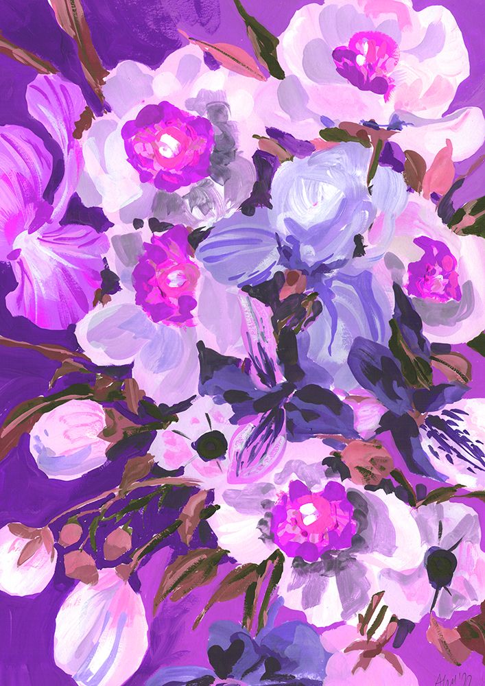 Purple Orchid art print by Ania Zwara for $57.95 CAD