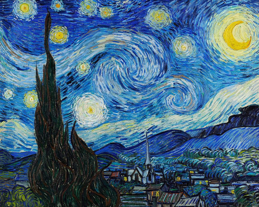 The Starry Night art print by Pictufy for $57.95 CAD