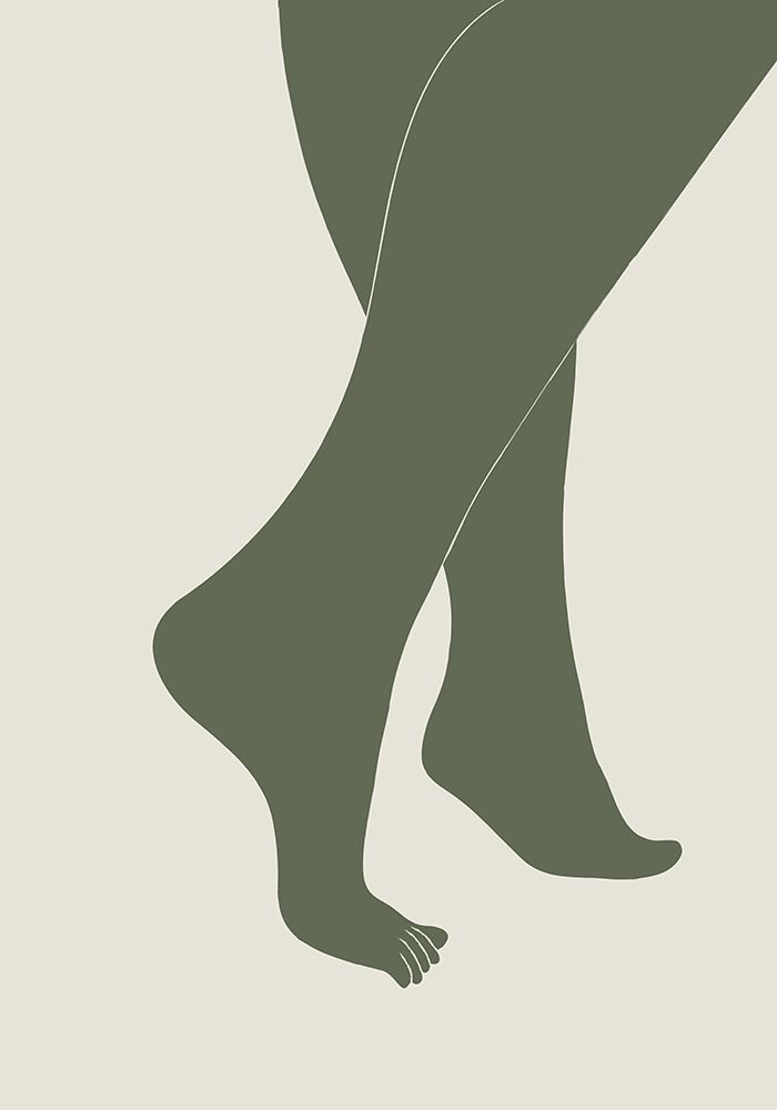 Tip Toe Green art print by Pictufy Studio II for $57.95 CAD