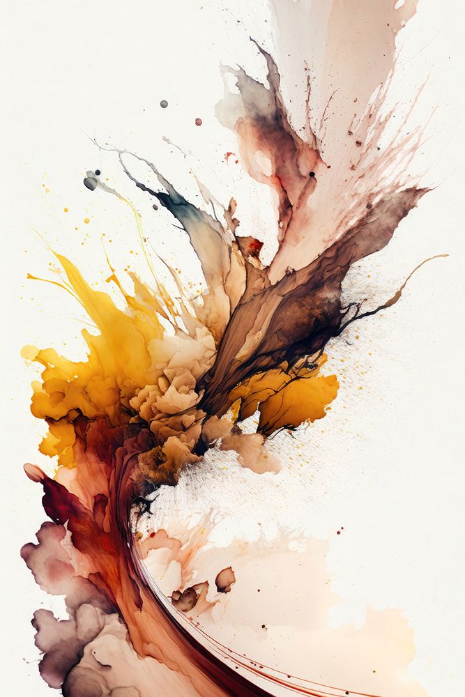 Autumnal Abstract art print by Mauro for $57.95 CAD