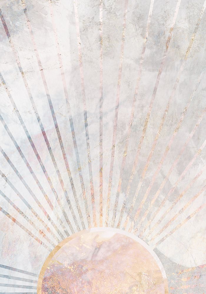 Marble Copper Sun art print by Sarah Manovski for $57.95 CAD