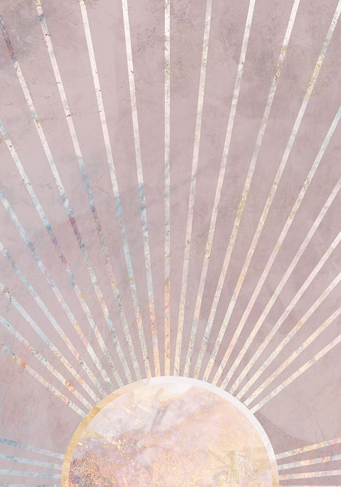 Pink Sun Rays art print by Sarah Manovski for $57.95 CAD