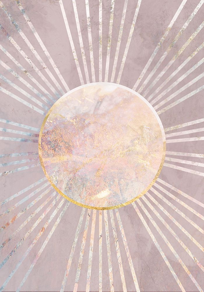 Pink Sun Rays art print by Sarah Manovski for $57.95 CAD