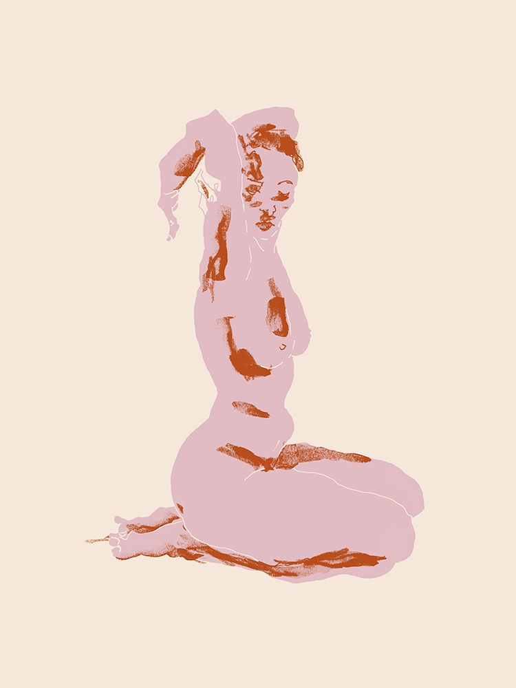 Nude, Arms Folded Over Her Head art print by Francesco Gulina for $57.95 CAD