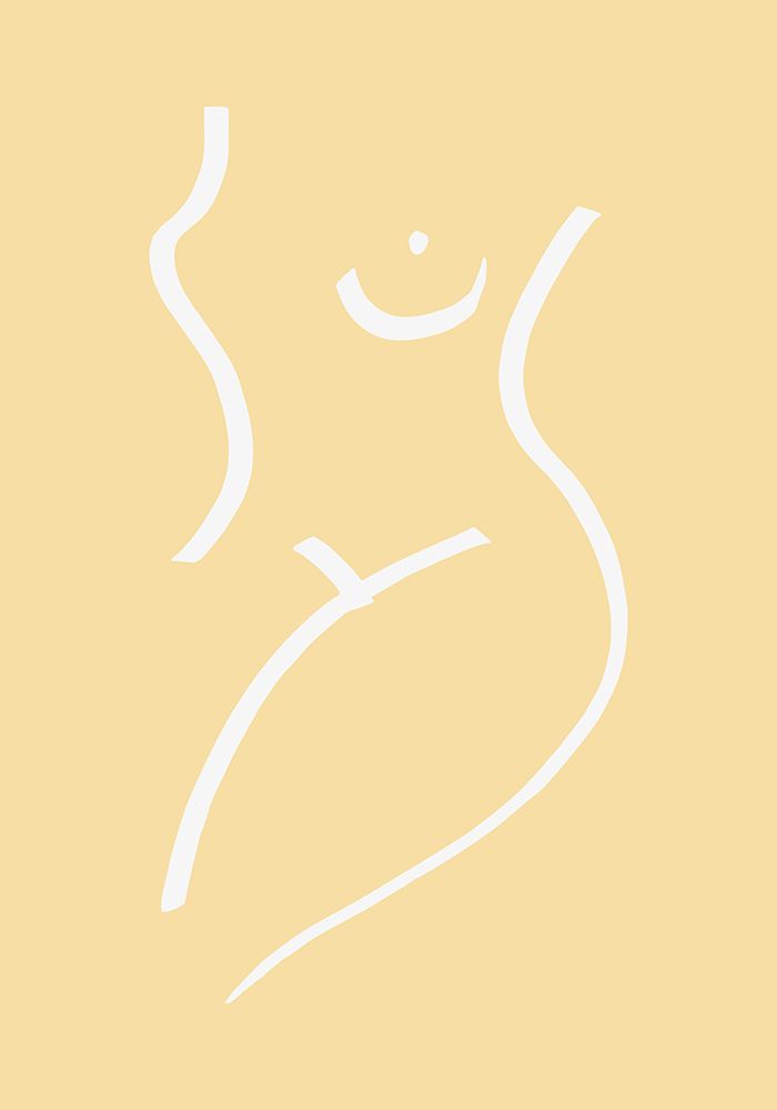 Nude Yellow art print by Pictufy Studio for $57.95 CAD