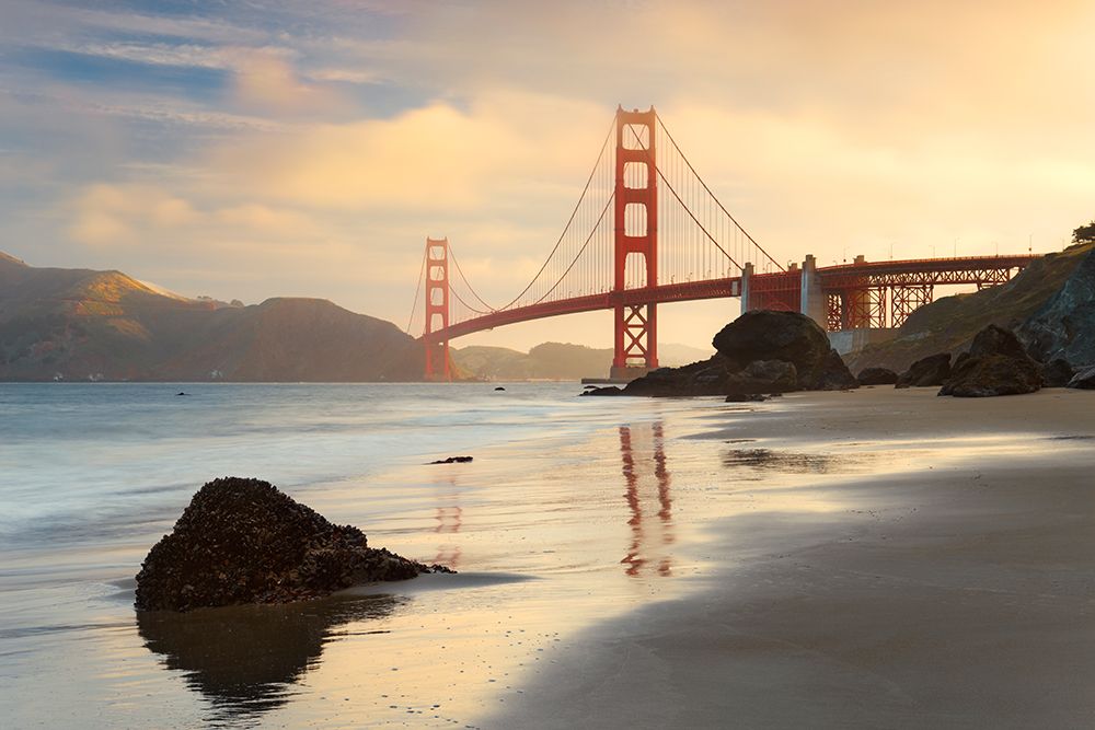 Golden Gate Morning art print by Stefan Hefele for $57.95 CAD