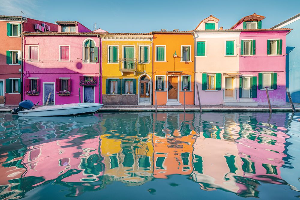 Colored Burano art print by Stefan Hefele for $57.95 CAD