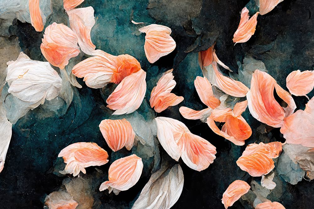 Salmon Leafs art print by Treechild for $57.95 CAD
