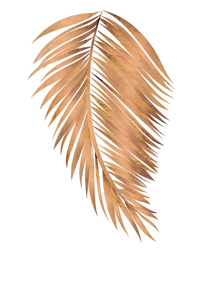 Copper gold palm, leaf 4 art print by Sarah Manovski for $57.95 CAD