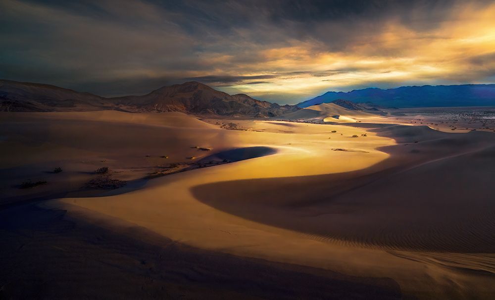 Sand dunes in the sun art print by Yuan Su for $57.95 CAD