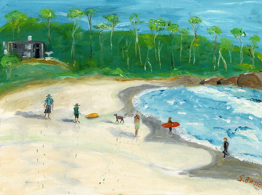 Beach Day art print by Sharyn Bursic for $57.95 CAD