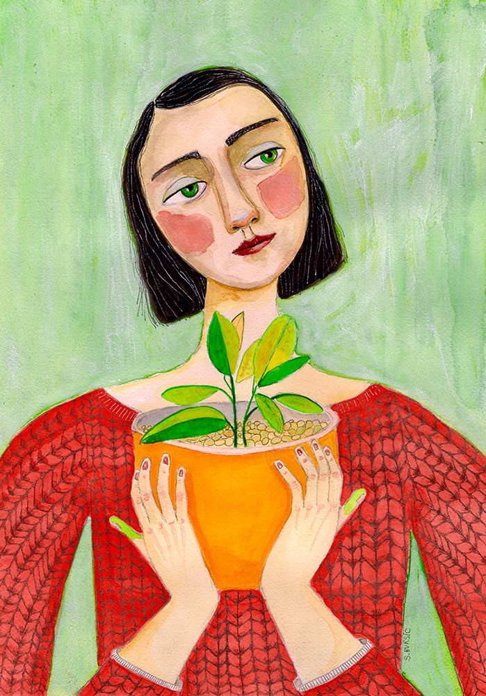 Plant Mum art print by Sharyn Bursic for $57.95 CAD