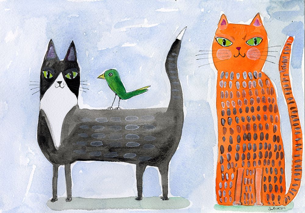 Unusual Friends art print by Sharyn Bursic for $57.95 CAD