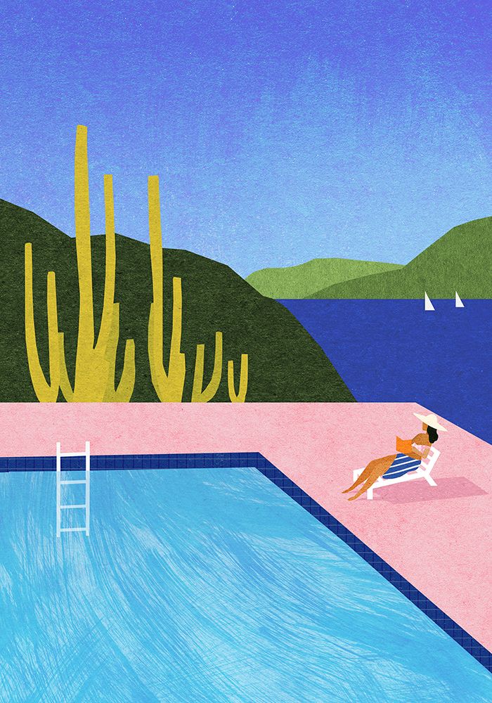 Swimming Pool art print by Longwayhome for $57.95 CAD