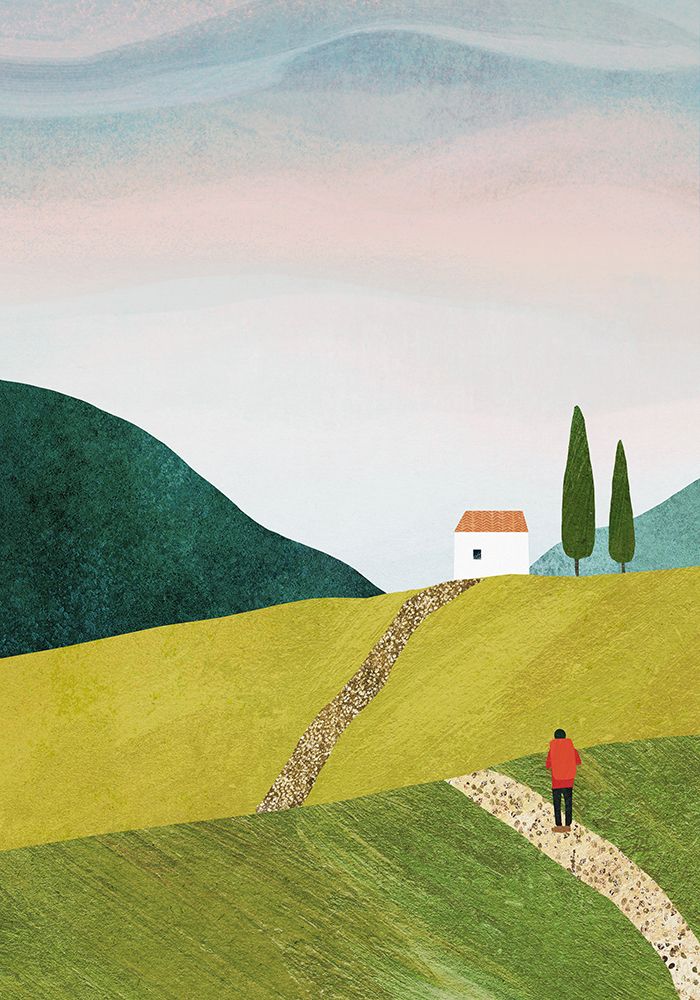 Walking Home art print by Longwayhome for $57.95 CAD