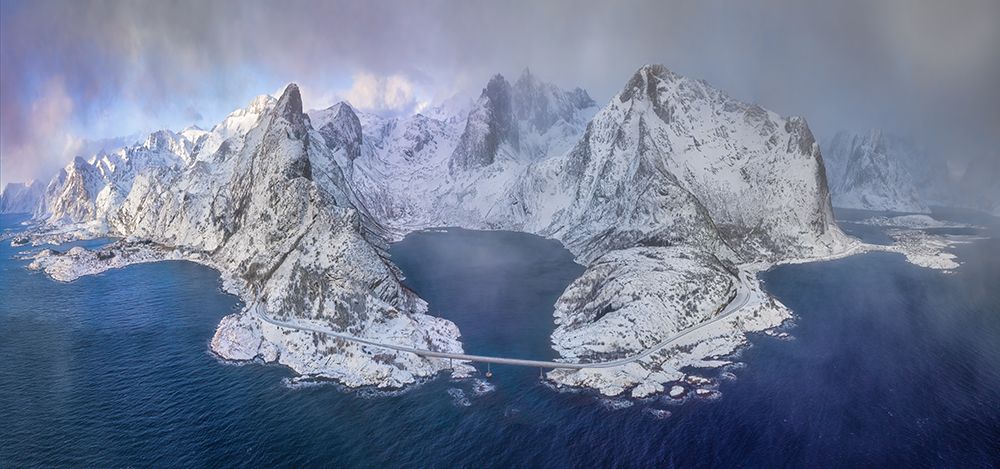 Lofoten: Amidst A Snow Storm art print by Michael Zheng for $57.95 CAD