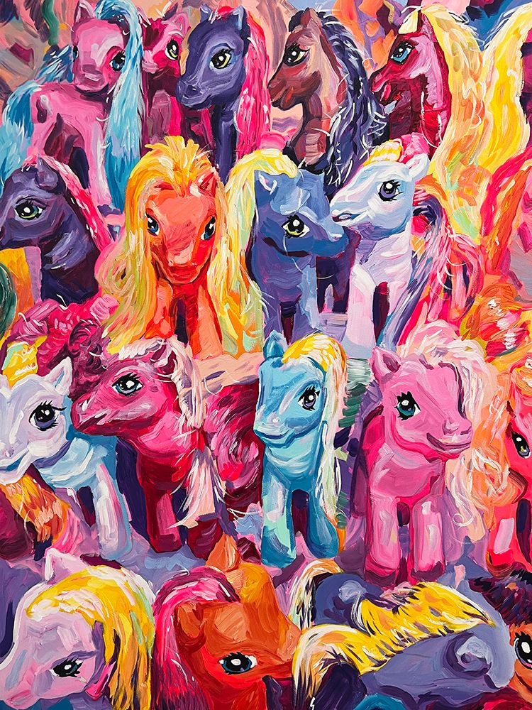 Ponies art print by Key and Sea for $57.95 CAD