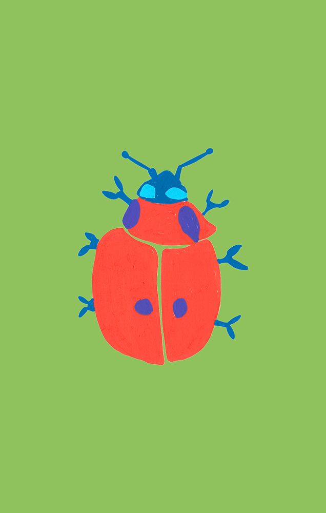 Bold Ladybug On The Grass art print by Ania Zwara for $57.95 CAD