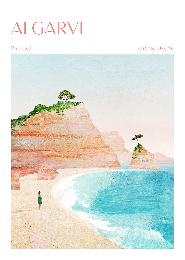 Algarve, Portugal art print by Longwayhome for $57.95 CAD