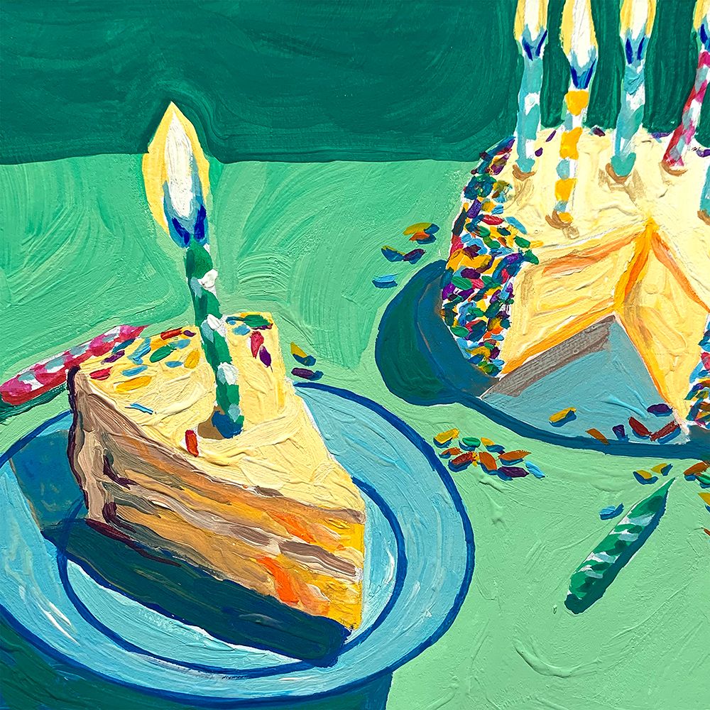 Birthday Cake art print by Key and Sea for $57.95 CAD