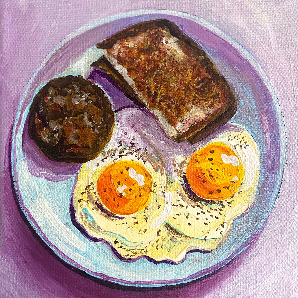 Breakfast art print by Key And Sea for $57.95 CAD