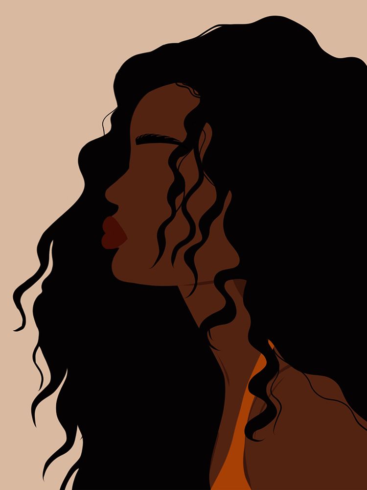 Hair Flowing art print by Carelle Nguessan for $57.95 CAD