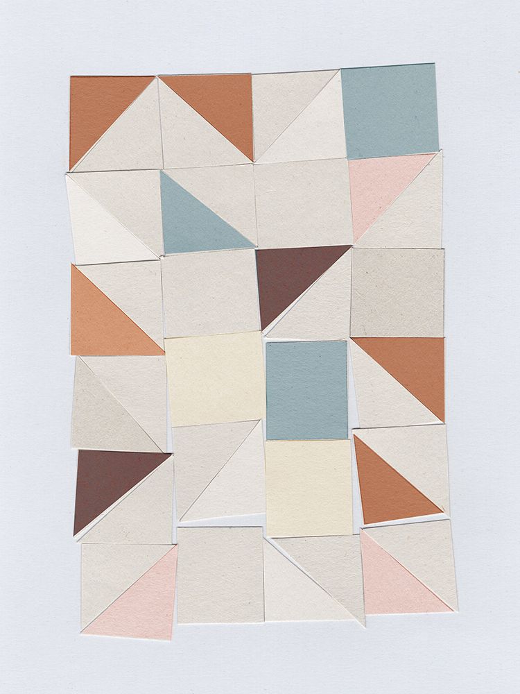 Pastel Geometrics art print by Dan Hobday for $57.95 CAD