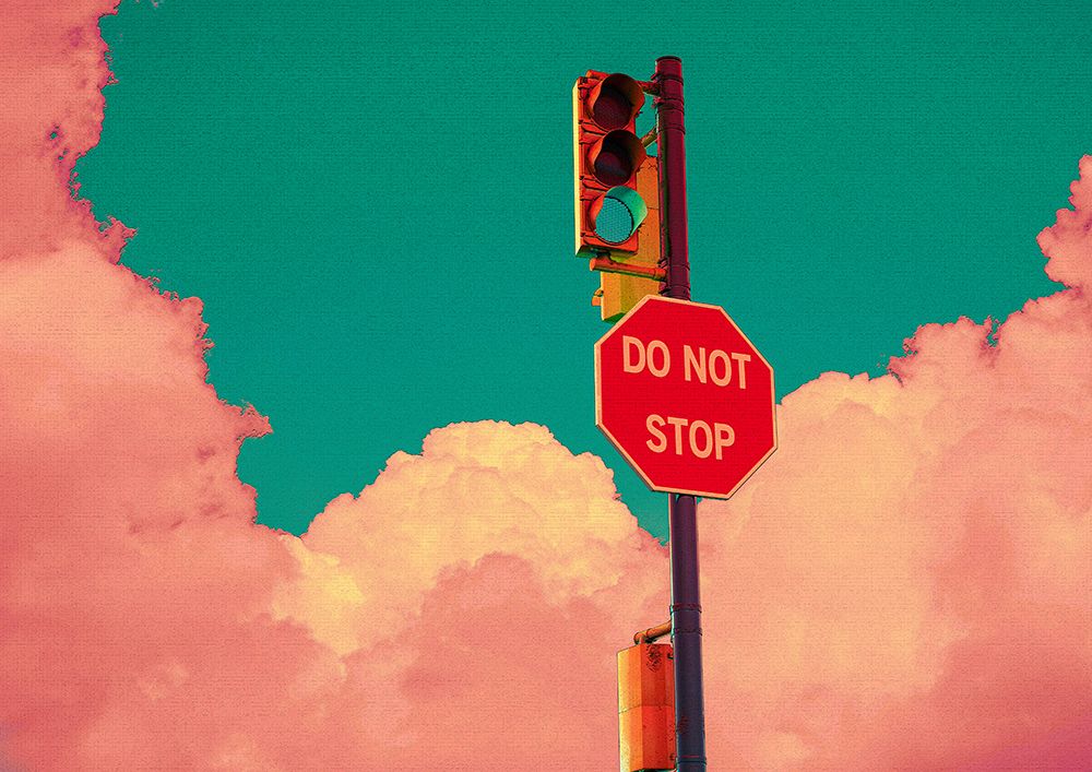 Do Not Stop art print by Dekimbe Murray for $57.95 CAD