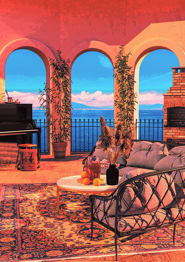 Piano Terrace art print by Dekimbe Murray for $57.95 CAD