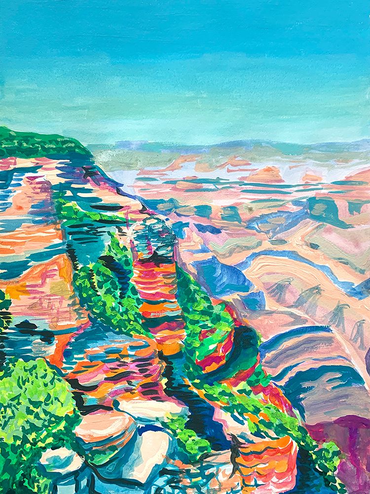 Grand Canyon art print by Key And Sea for $57.95 CAD