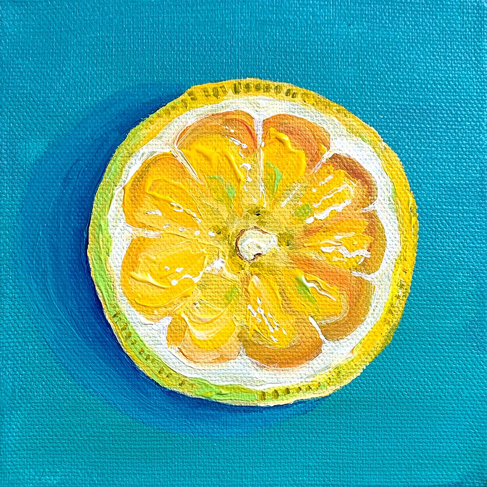 Lemon Slice art print by Key and Sea for $57.95 CAD