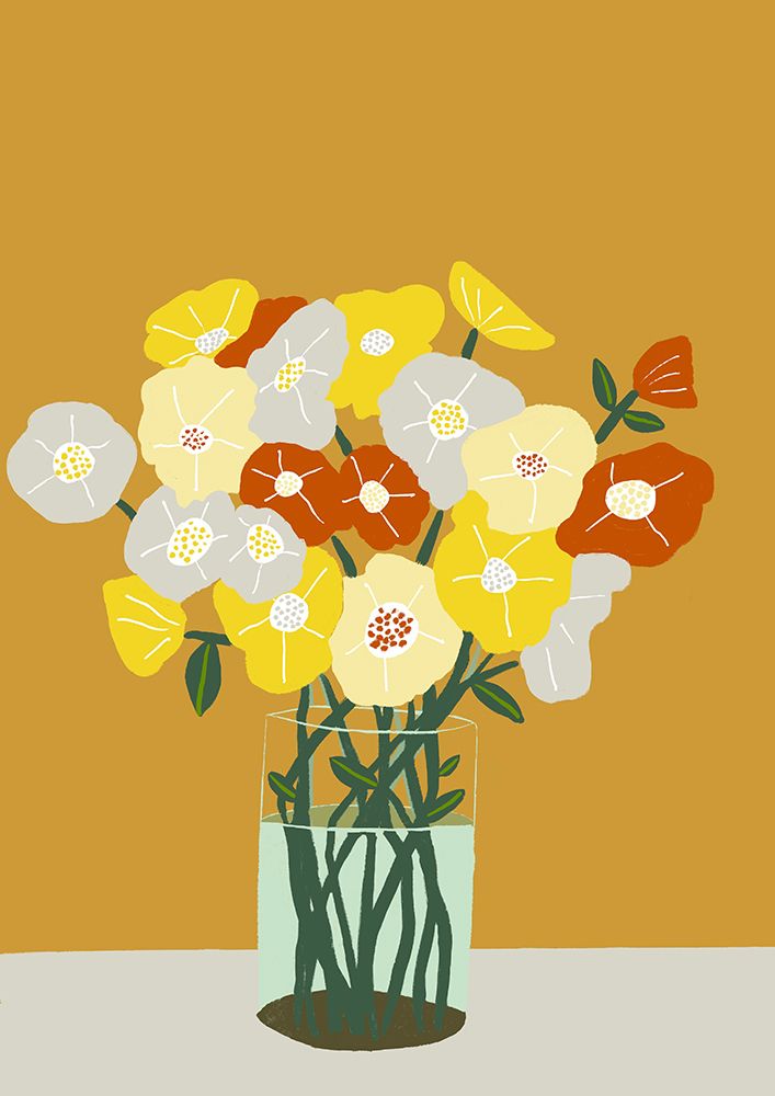 Vase of Flowers art print by Sharyn Bursic for $57.95 CAD